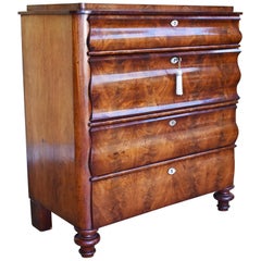 19th Century Continental European Walnut Chest of Drawers