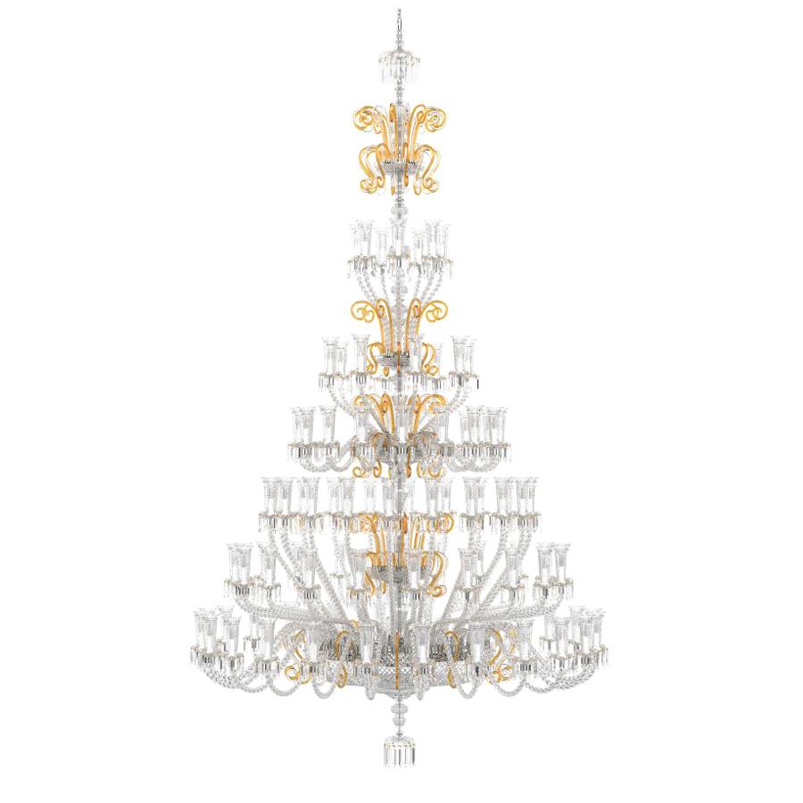 Large Trevi Classical Handmade Crystal Chandelier I from Bohemia For Sale