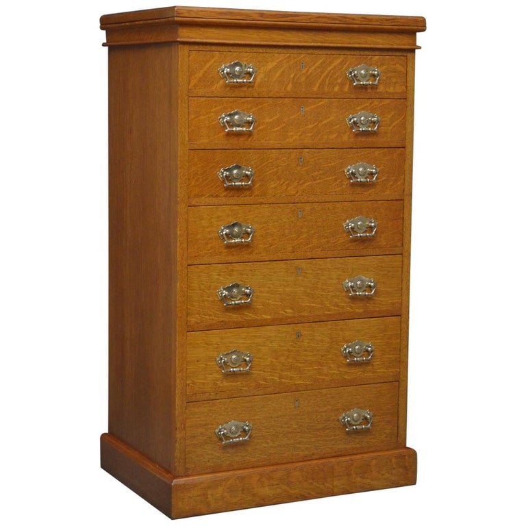 Victorian Oak Chest Of Drawers For Sale At 1stdibs