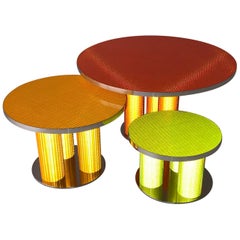 Tables basses modernes Reflector Collection de Sebastiano Bottos, Italie