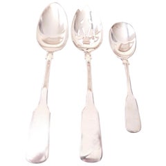   Sterling Silver Serving Spoons 1810 Pattern by International Silver  