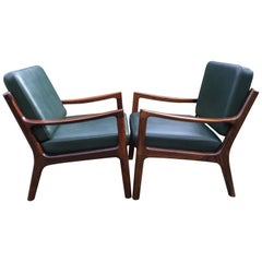 Pair of 'Senator' Chairs by Ole Wanscher for France and Son