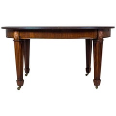 Dining Table with an Extendable Top from the Turn of the 19th and 20th Centuries