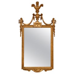 Antique Italian Giltwood Mirror