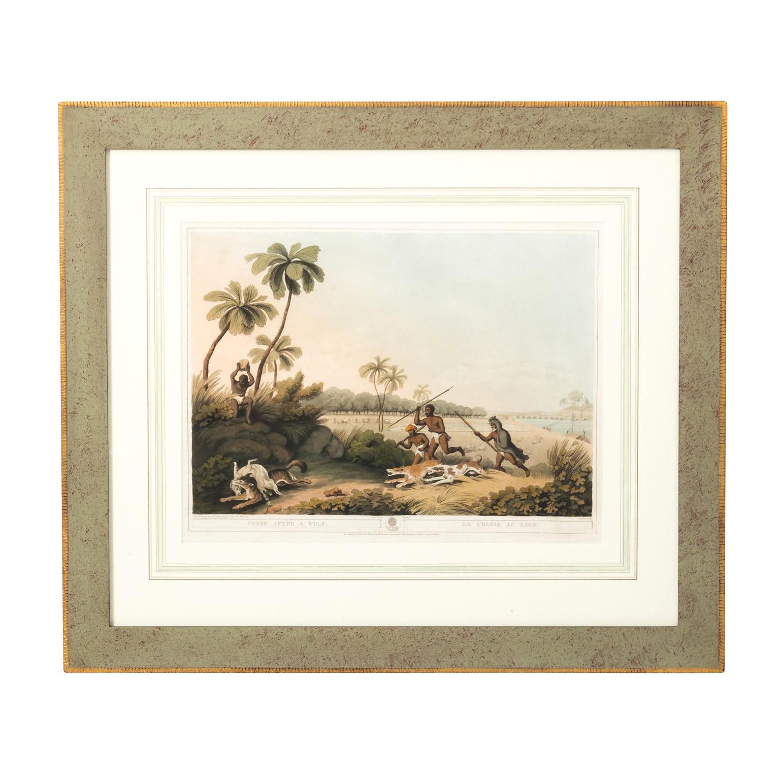 Set of Four English Prints of the West Indies