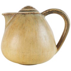 Vintage Stoneware Teapot by Saxbo in Denmark