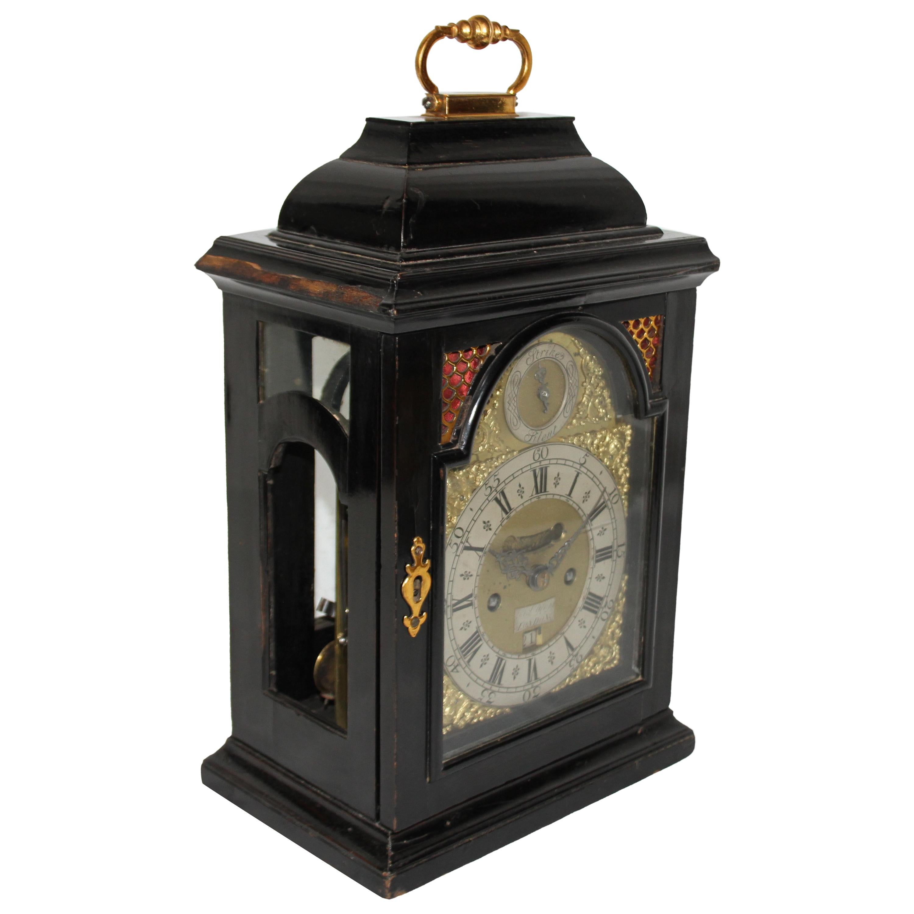Early 18th Century Francis Gregg English Bracket Clock For Sale