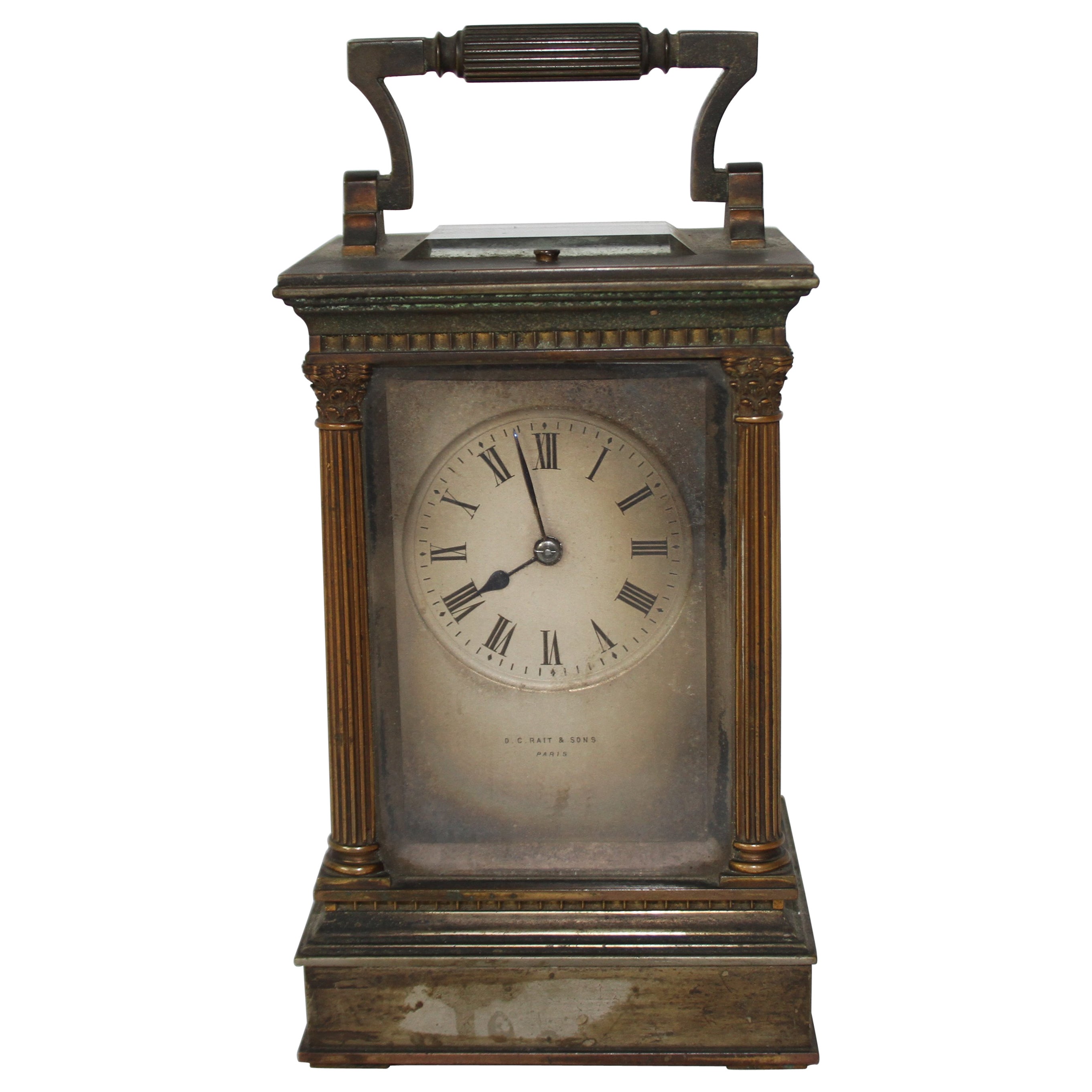 19th Century Carriage Clock by Waterbury Clock Co., U.S.A For Sale at