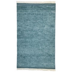 New Contemporary Beach Hygge Moroccan Rug with Modern Cape Cod Style