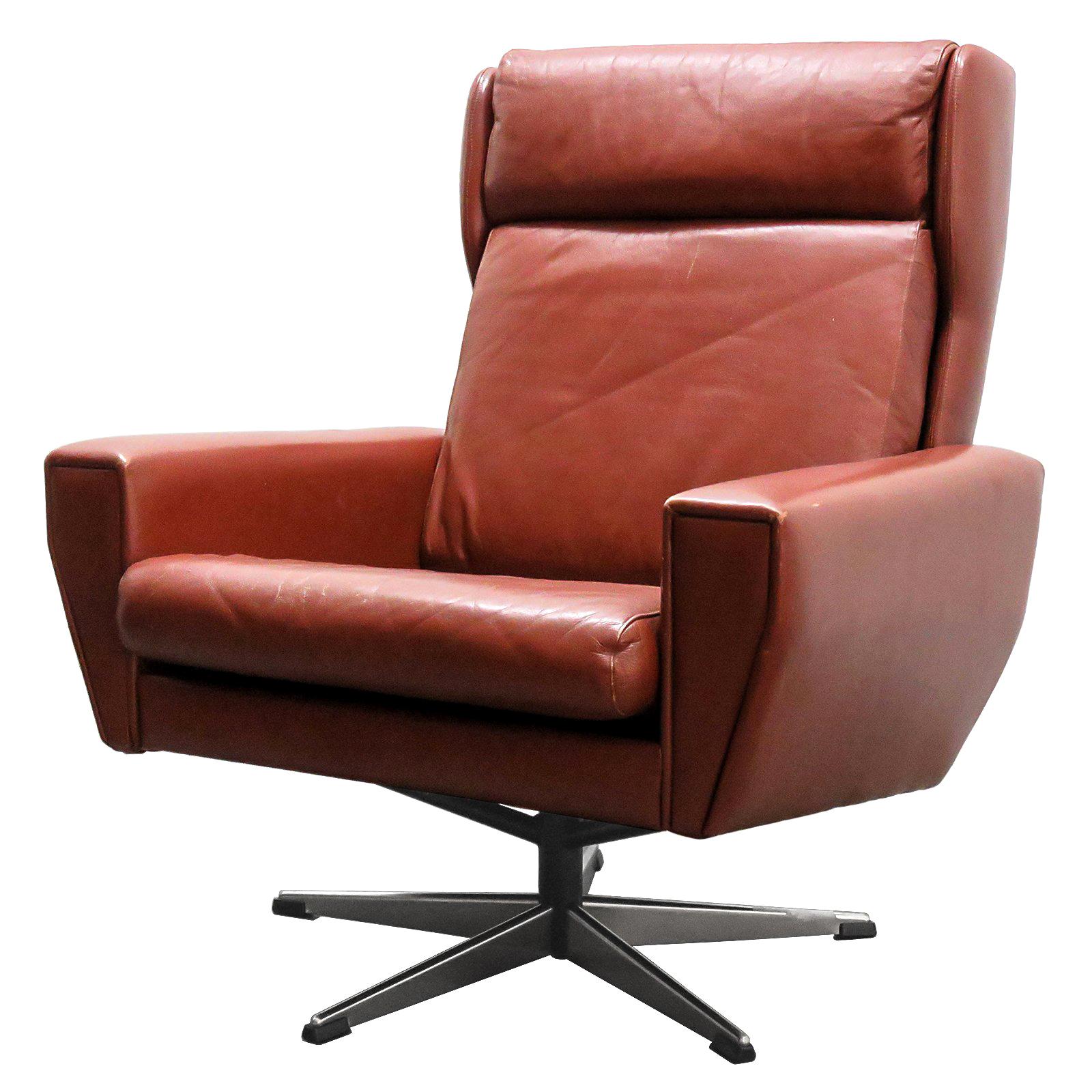 Georg Thams Leather Lounge Chair