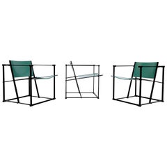 Emerald Green Cube Chairs by Radboud Van Beekum for Pastoe