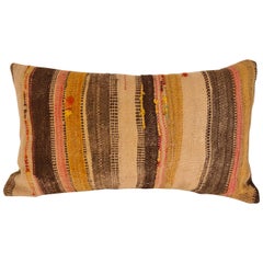 Custom Pillow by Maison Suzanne, Cut from a Vintage Wool Moroccan Berber Rug