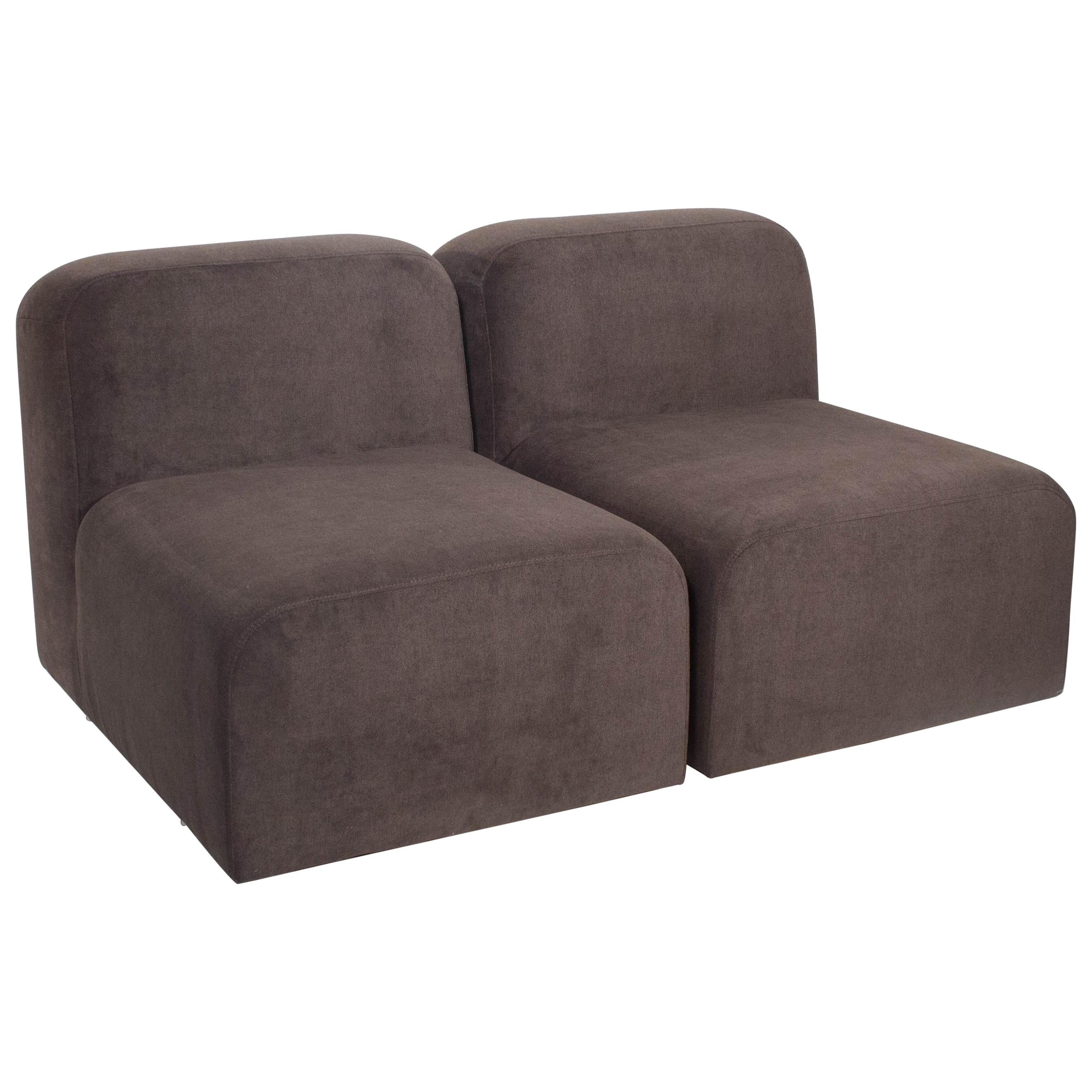 Yam Sofa by Sun at Six, Minimalist Sofa in Charcoal For Sale