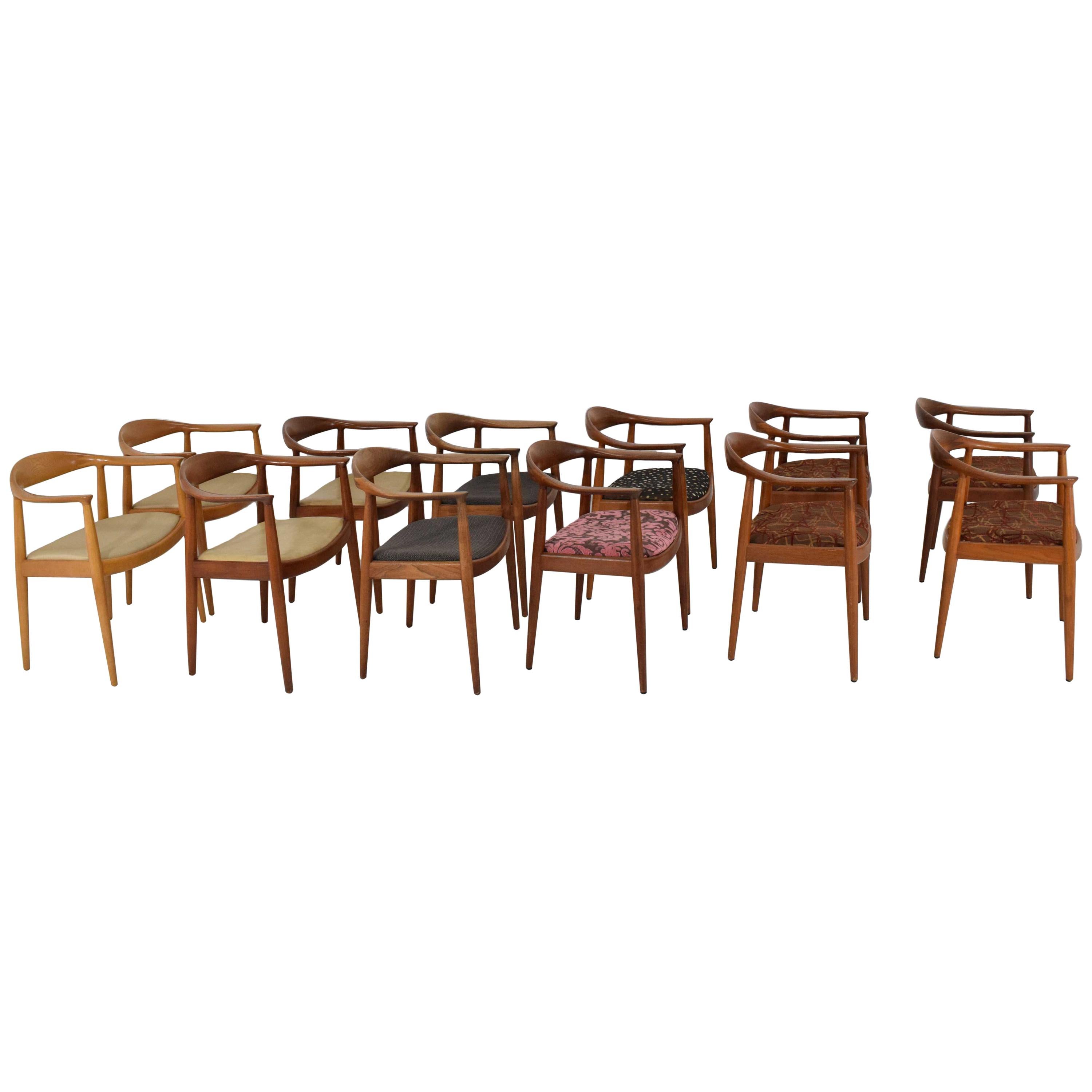 Hans Wegner Round Chairs 8 Available