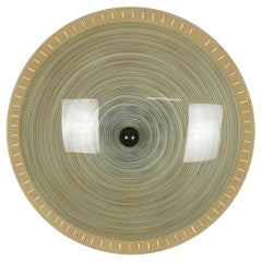 grande lampada da parete modernista da 55 cm con disco da incasso Stile STILNOVO, Italia anni '50
