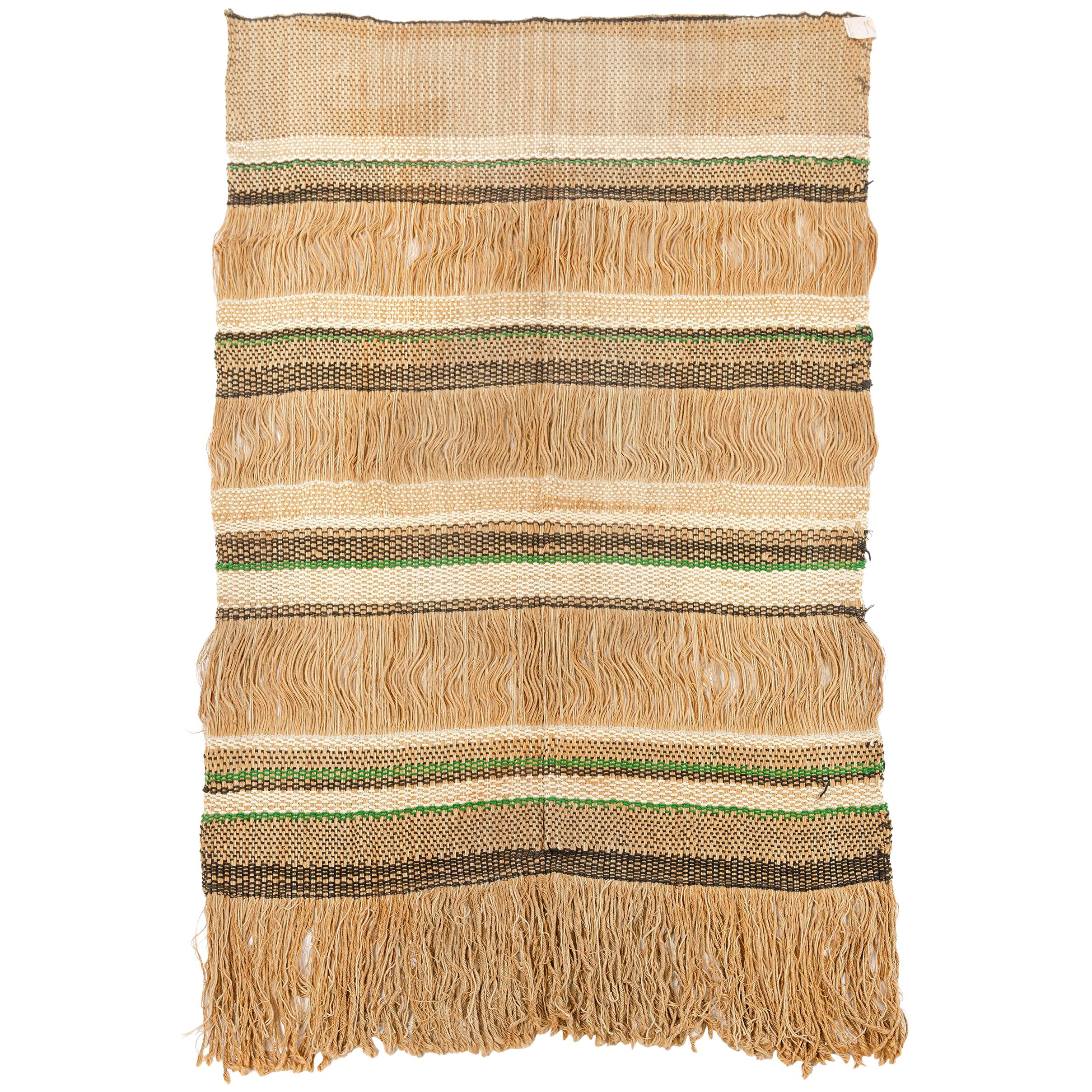 Woven Jute and Chenille Wall Tapestry by Maria Kipp