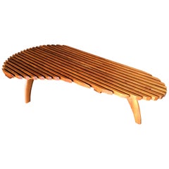 George Nelson Solid Style Biomorphic Maple Coffee Table