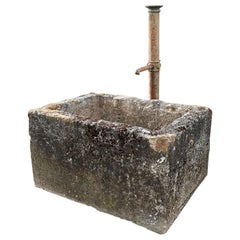 Sandlimestone Fountain with a Nice Patina