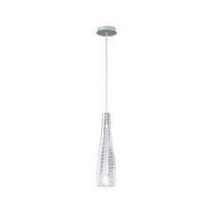 Leucos Class S 40 Pendant Light in Transparent & Gray by Design Lab