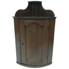 18th Century Oak Corner Cupboard
