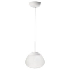 Leucos Aria S 18 LED Pendant Light in Crystal and White by Massimo Iosa Ghini