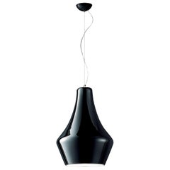 Leucos Alma S 60 Pendant Light in Black by Riccardo Giovanetti