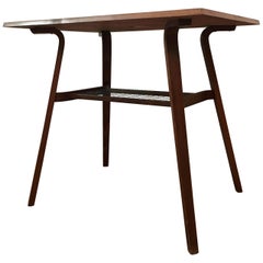 Vintage Coffee Table with Stringed Board by Miroslav Navratil for Drevopodnik Holesov