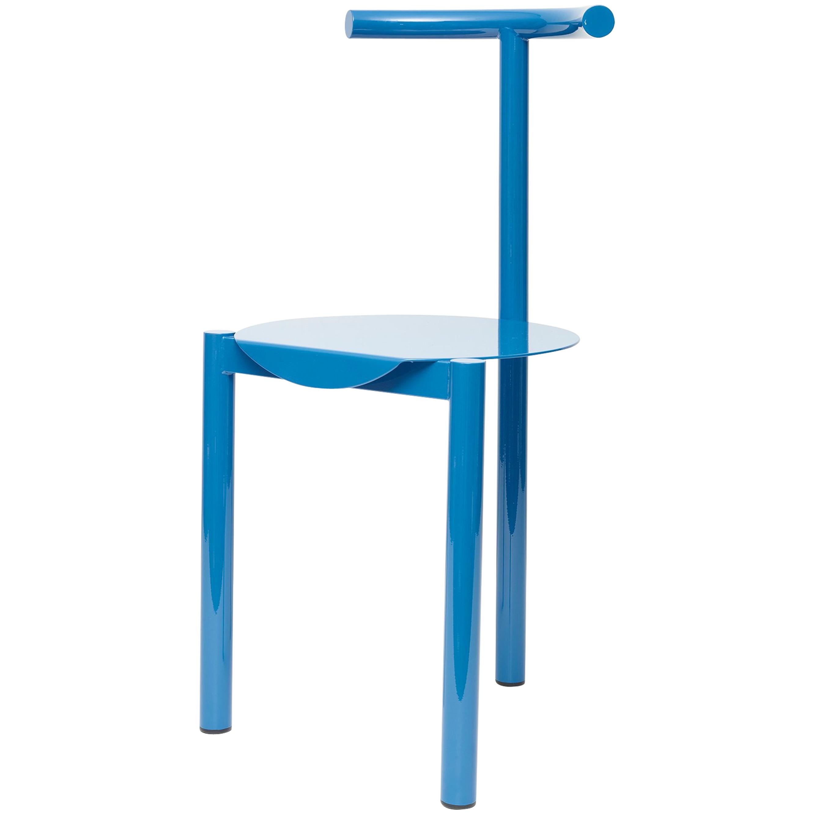 B Series Chair - Contemporary, Minimal, Powder-Coated Steel Metal For Sale