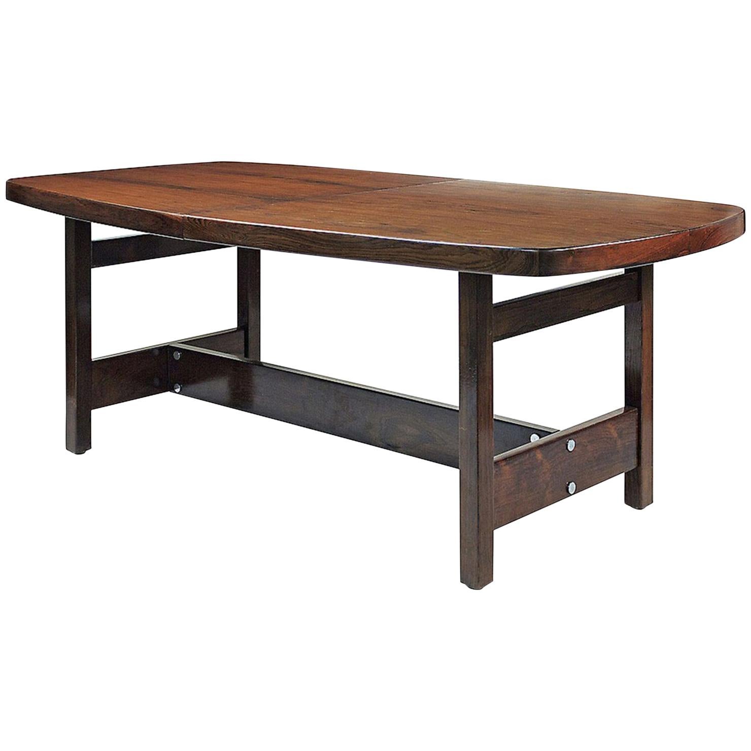 Ilídio Rosewood Extension Table by Sergio Rodrigues, 1965 For Sale