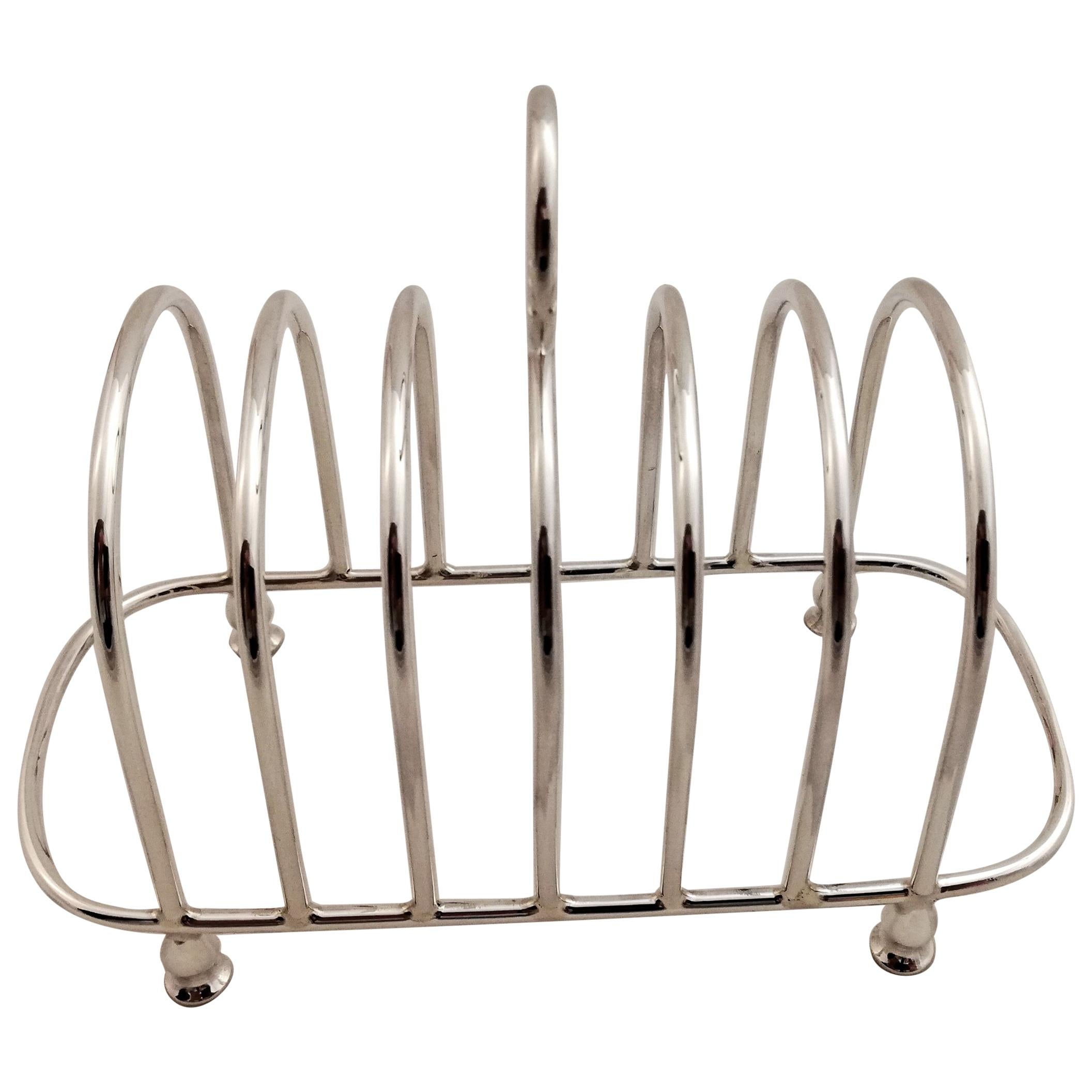 Sterling Toast Rack For Sale