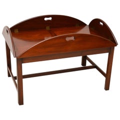 Vintage Mahogany Butlers Tray Top Coffee Table