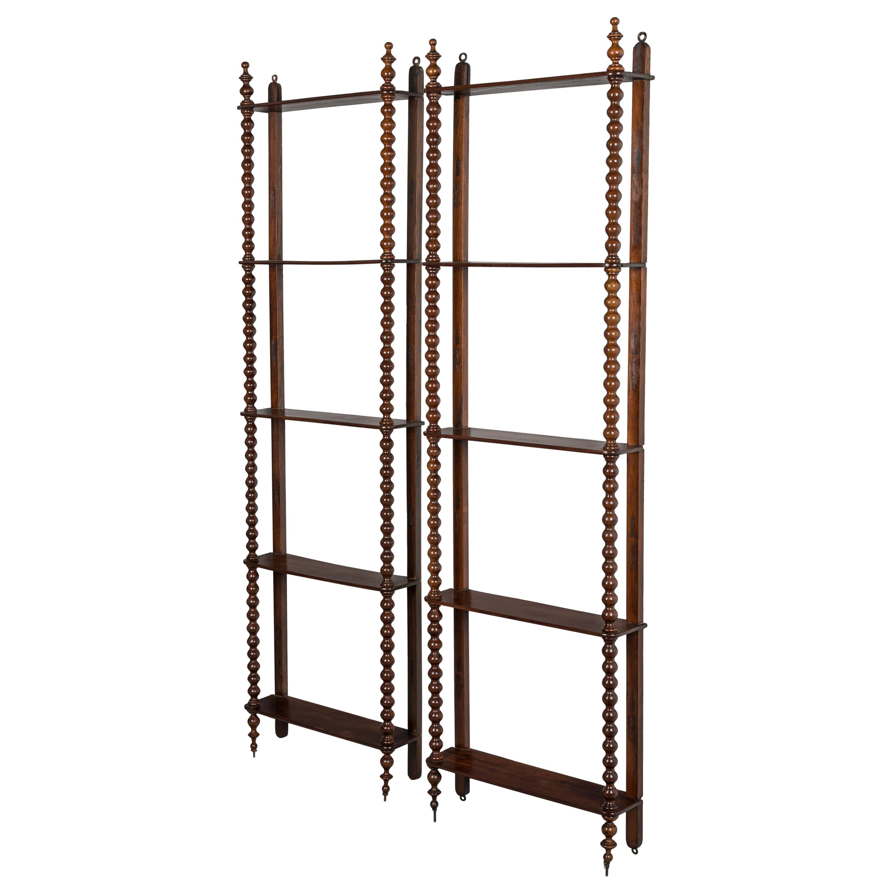 Pair of French Hanging Shelves at 1stDibs