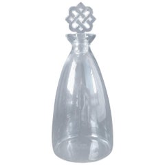 Rene Lalique Clear Glass 'Molsheim' Decanter
