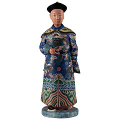 Single Early 19th Century Hand Painted Chinese Nodding Figure