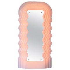 Large Illuminated Floor Mirror by Ettore Sottsass