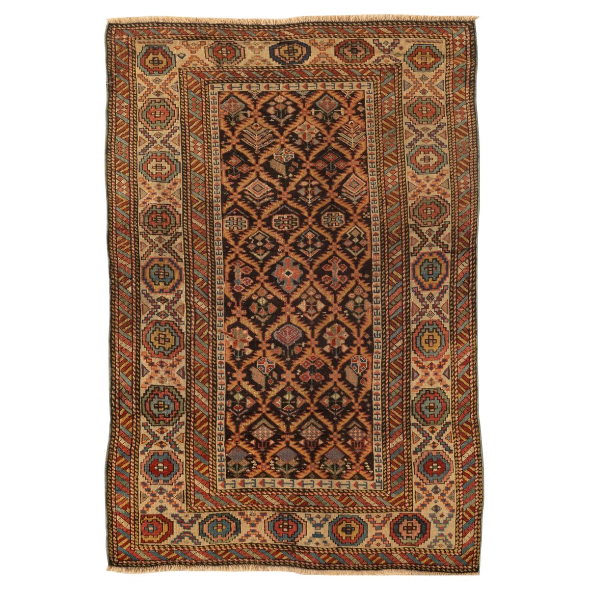 Tapis Shirvan caucasien ancien, circa 1880