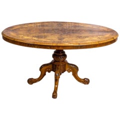 19th Century Oval Victorian Table