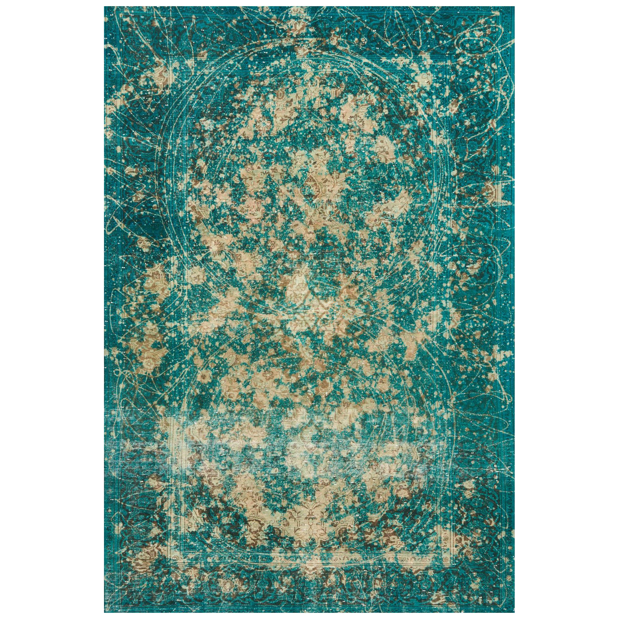 Schumacher Trifid Jade Area Rug in Hand Knotted Wool by Patterson Flynn Martin