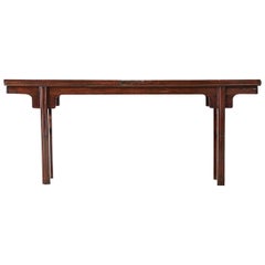 Chinese Hardwood Altar Table or Console Table