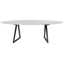 Salvatori Oval Dritto Dining Table by Piero Lissoni