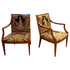 Pair of Italian Neoclassic Armchairs