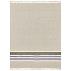 Schumacher Modesto Area Rug in Handwoven Cotton & Wool, Patterson Flynn Martin