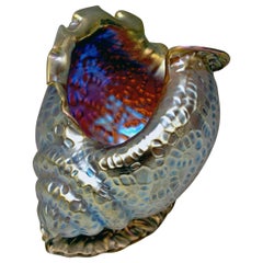 Vase Shell Loetz Witwe Klostermuehle Jugendstil 1900 Candia Silberiris Diaspora