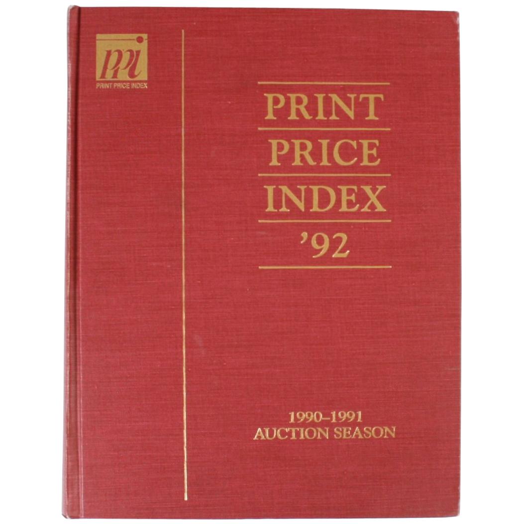 Index des prix des imprimés 92 : 1990-1991, saison des ventes aux enchères par Peter Falk