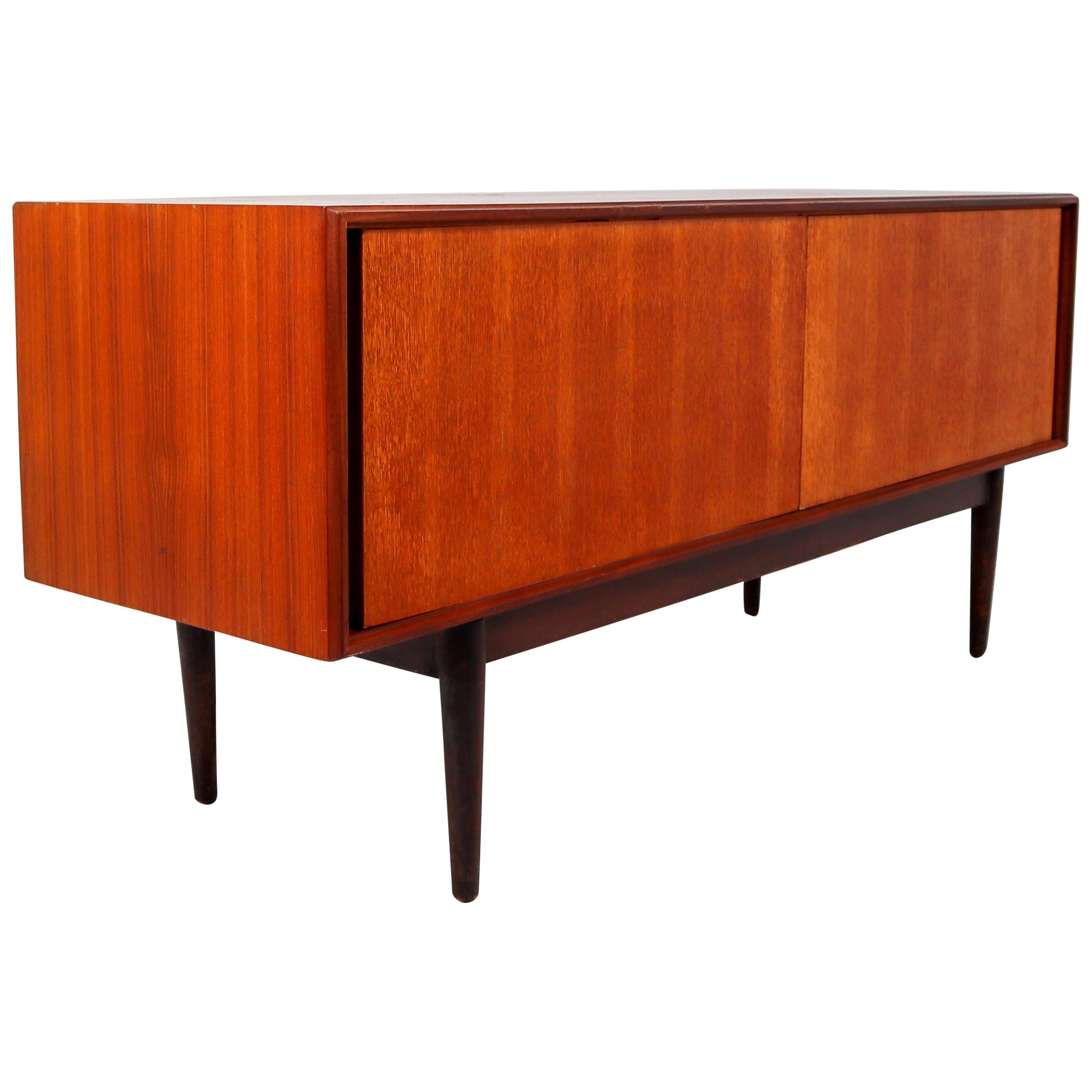 Simply Teak Sideboard or Credenza from the 1960s, Made in Denmark