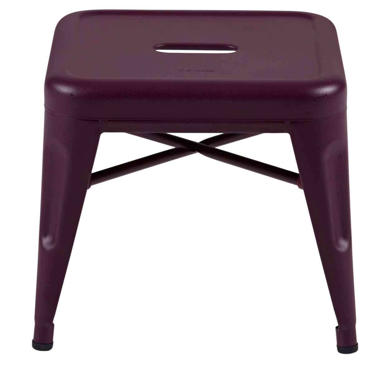 For Sale: Purple (Aubergine) H Stool 30 in Pop Colors by Chantal Andriot and Tolix