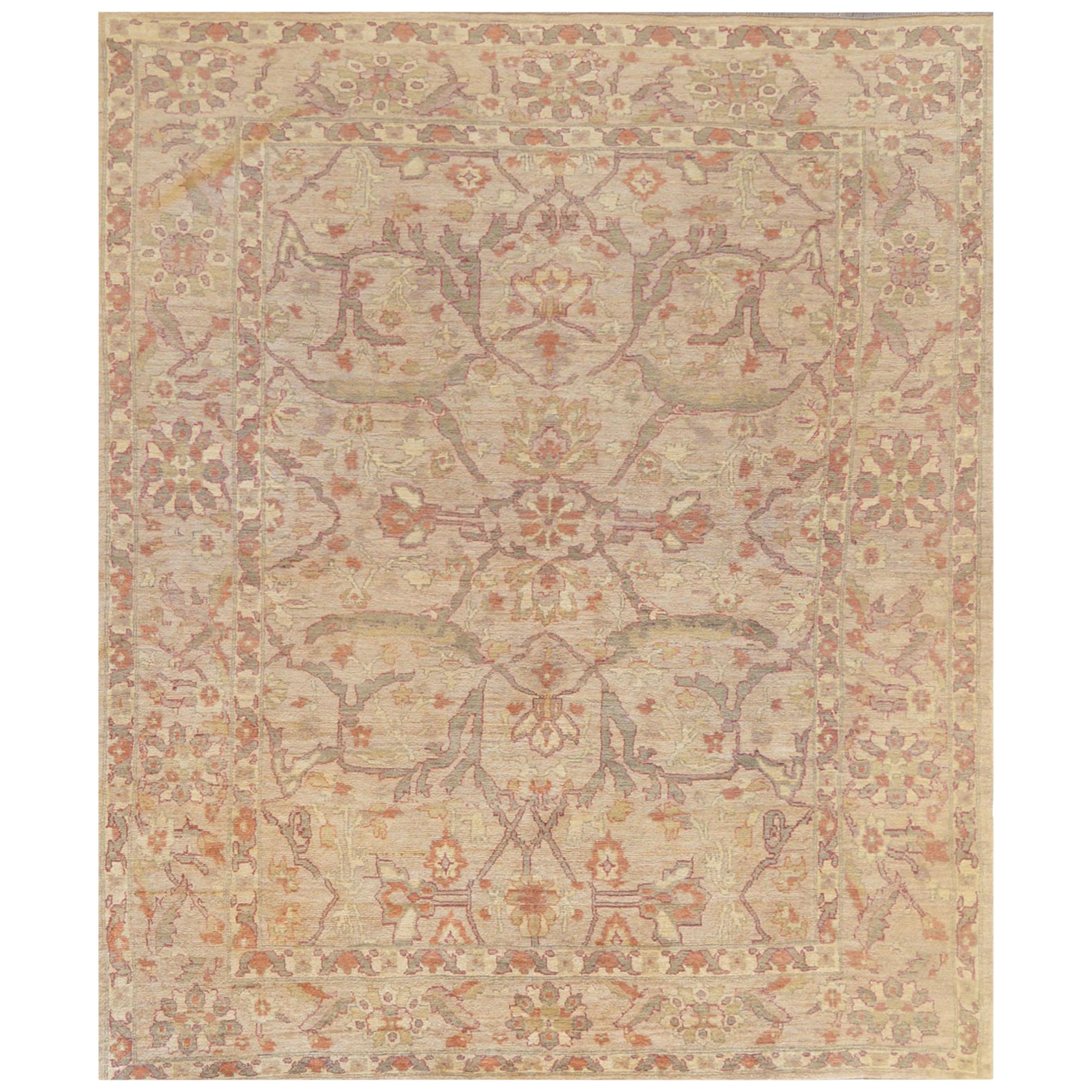 Mansour Fine Quality Handwoven Agra Rug For Sale