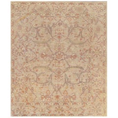 Mansour handgewebter Agra-Teppich in feiner Qualität