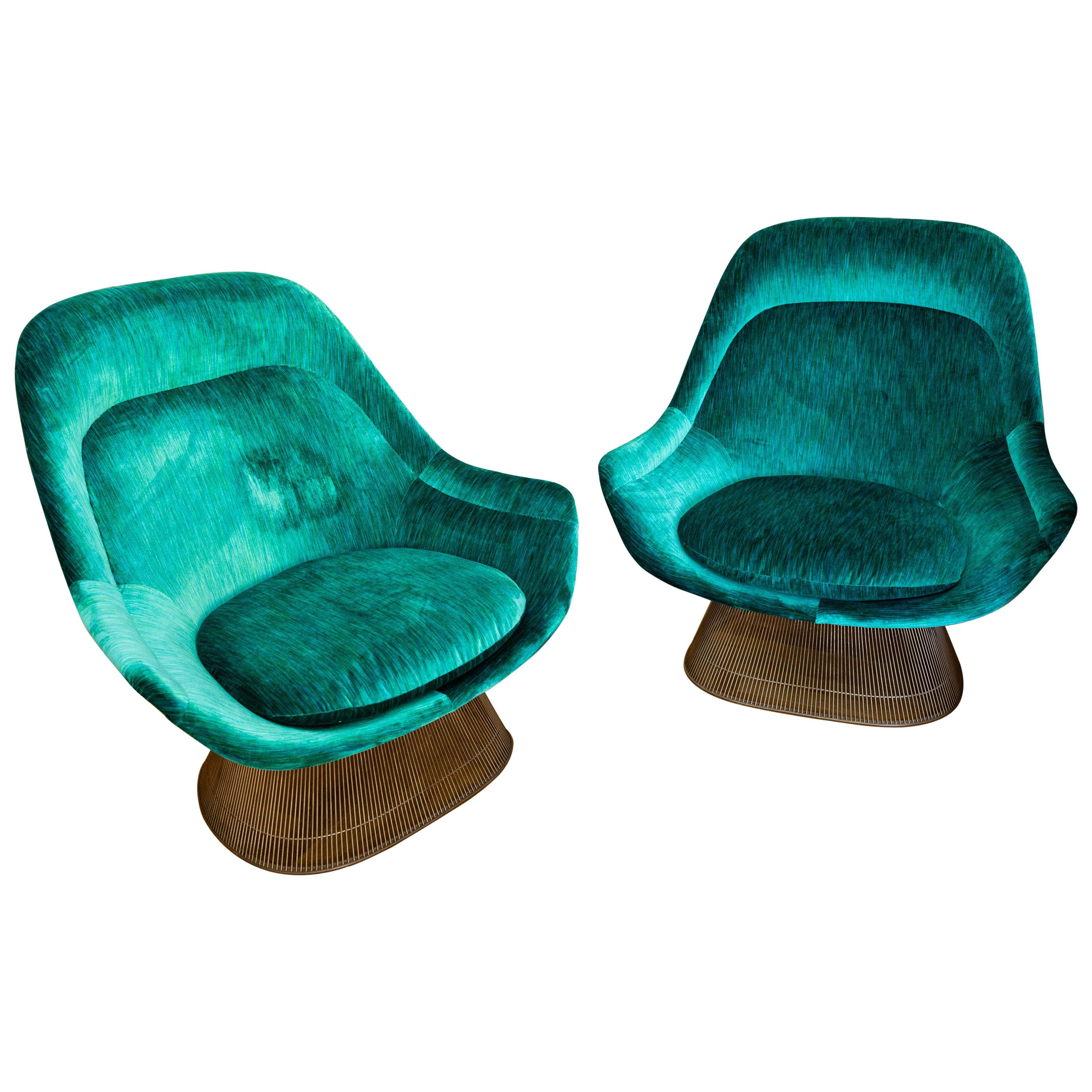 Pair of Easy Chairs by Warren Platner for Knoll, circa 1970
