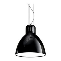 Leucos The Great JJ S Pendant Light in Glossy Black by Leucos Design Lab